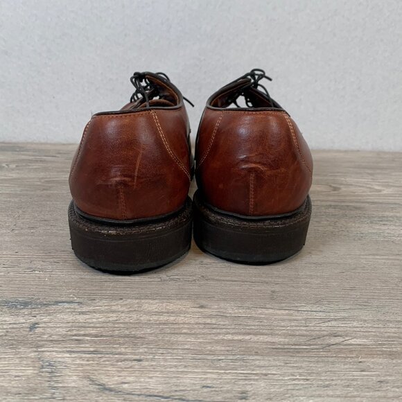 Allen Edmonds Men’s Ashton Split Toe Derby Shoes Sz 9.5 D Chili Brown main image 6